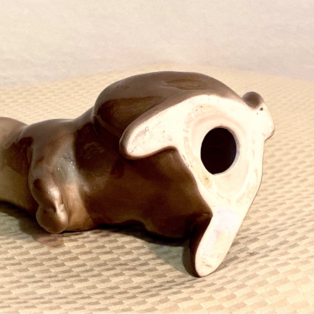 Vintage Ceramic  Rabbit Bunny Figurine adorable thumper - Picture 7 of 7